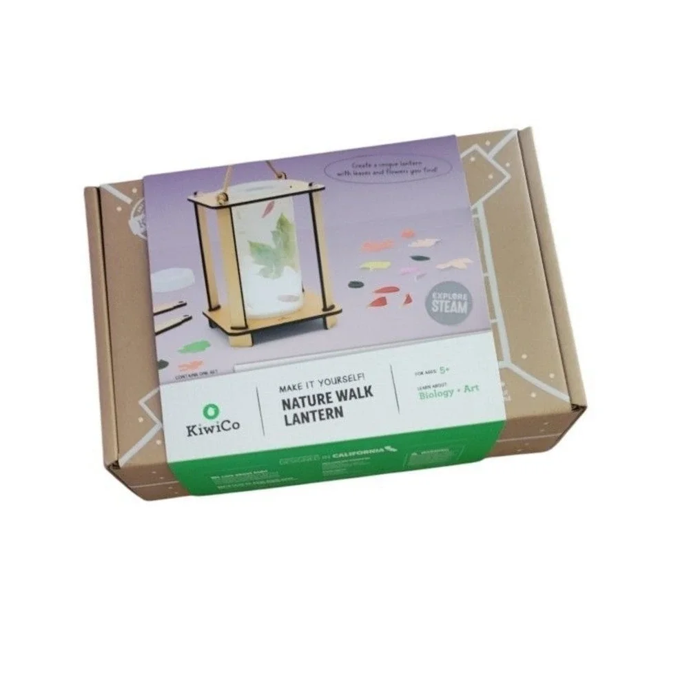KiwiCo Nature Walk Lantern DIY STEAM Kit Kids Biology Art Craft Project‎ Ages 5+
